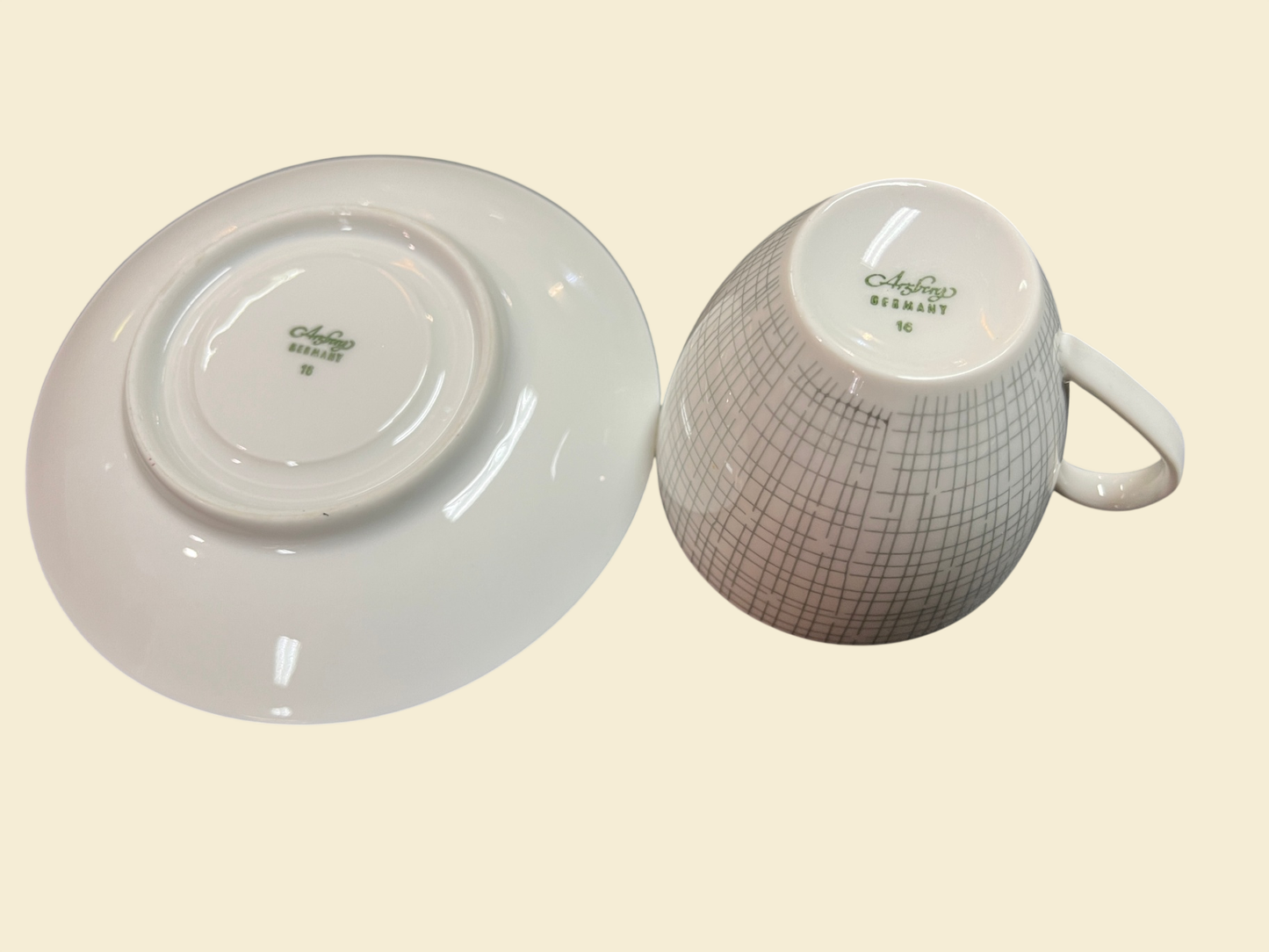 Arzberg Form 2025 Bastdekor Heinrich Löffelhardt Tasse Untertasse