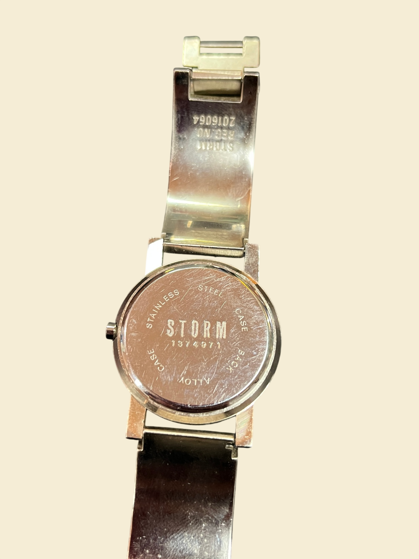 STORM Armbanduhr Edelstahl Quarz Motiv-Zifferblatt Edelstahlarmband