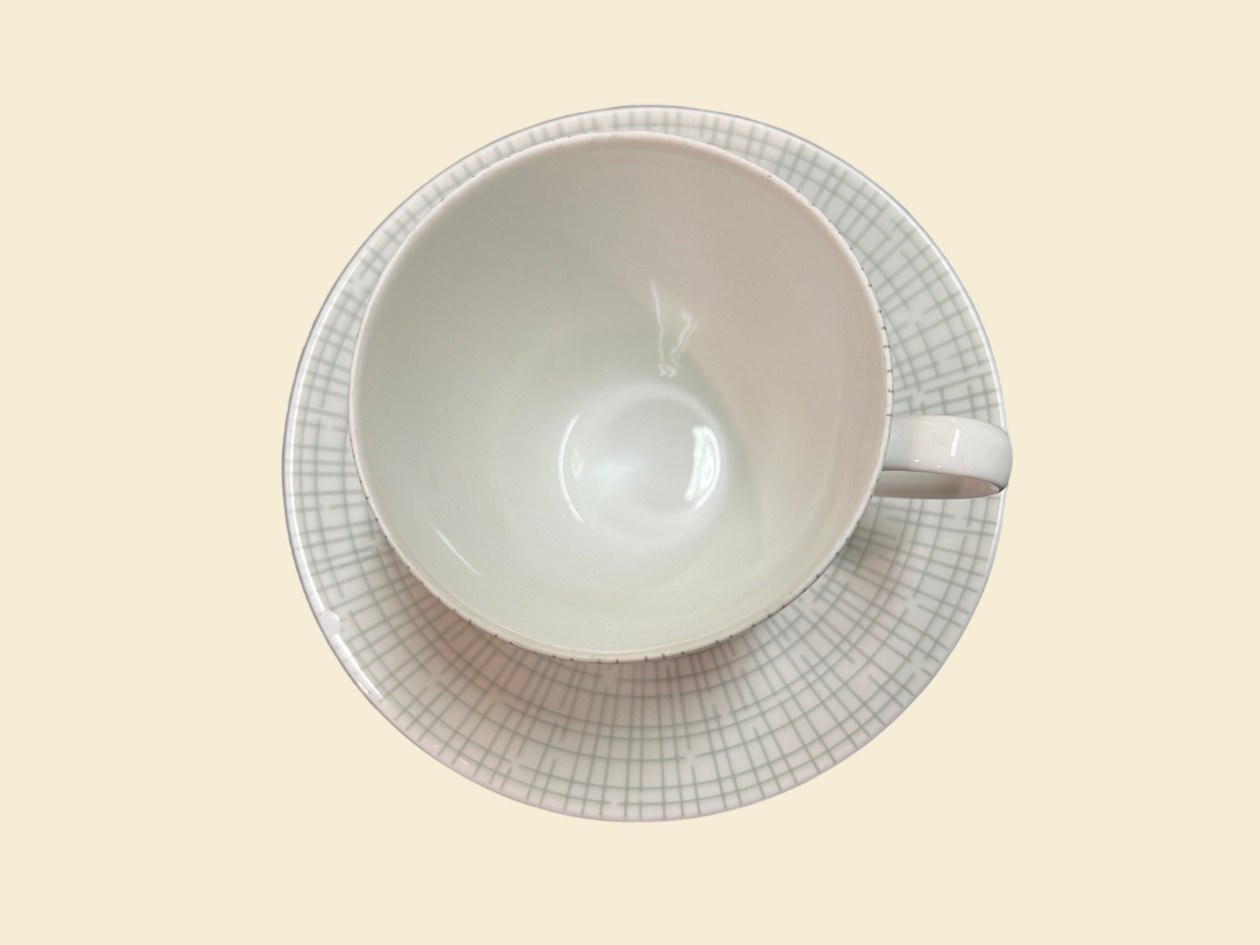 Arzberg Form 2025 Bastdekor Heinrich Löffelhardt Tasse Untertasse