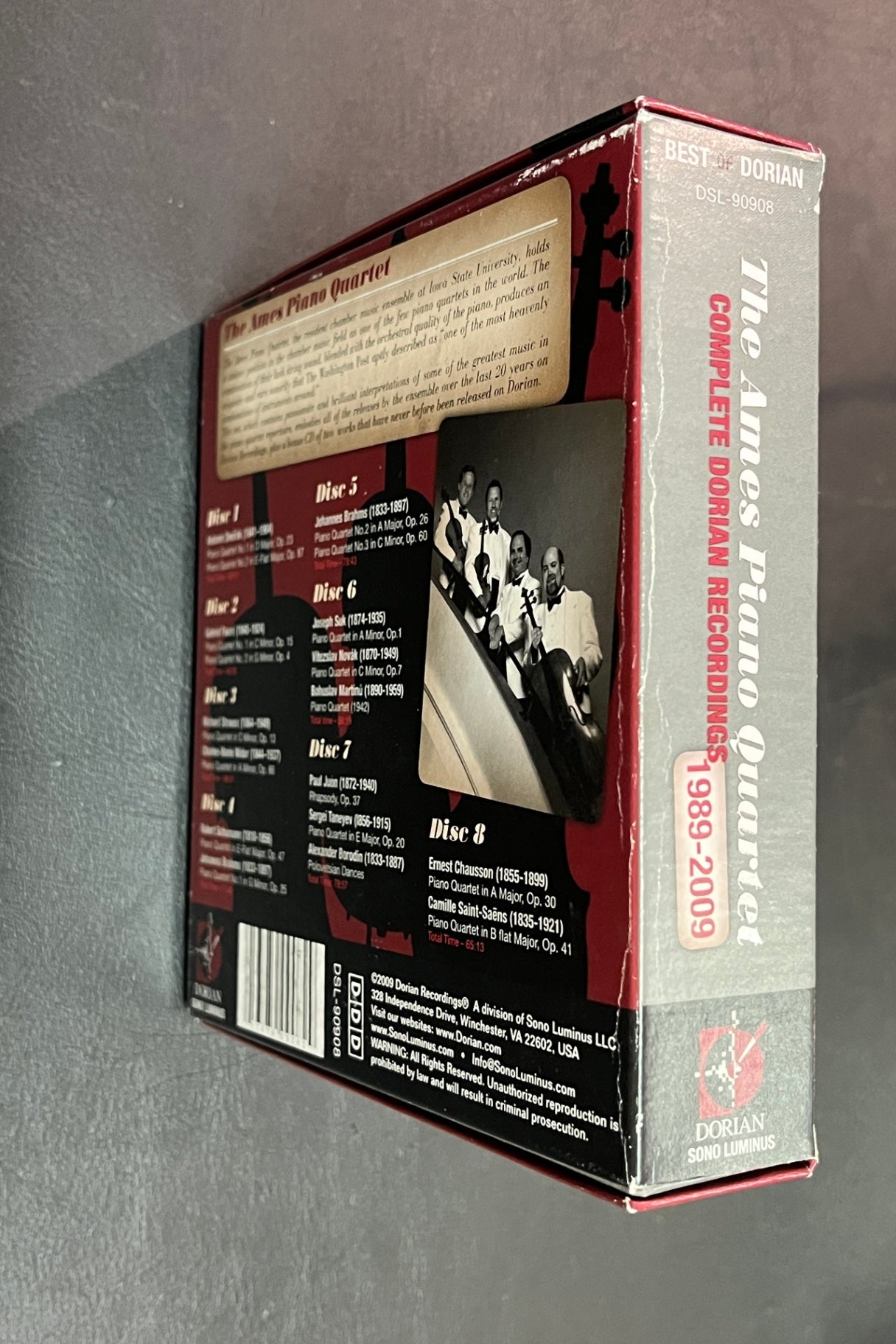 The Ames Piano Quartet 1989-2009 8 CD Box Dorian Recordings