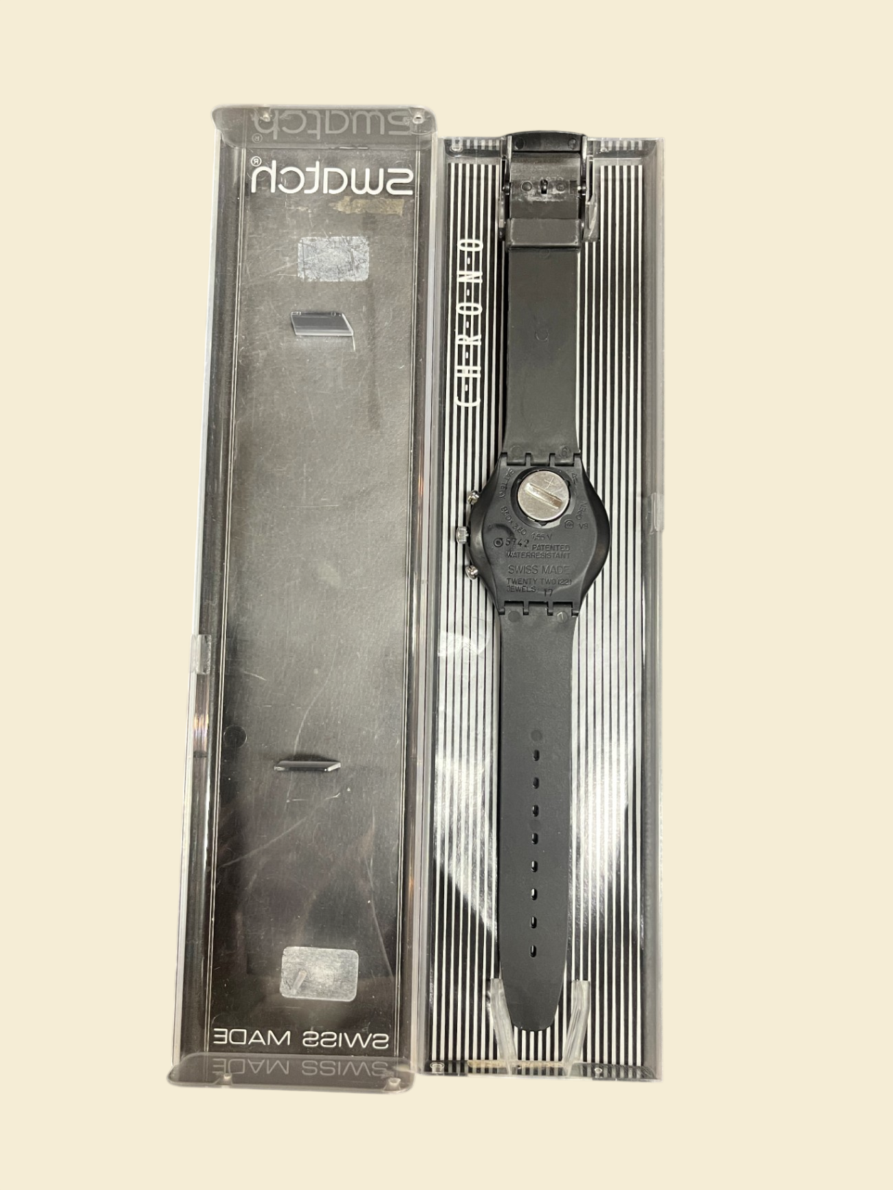 Swatch Chrono Armbanduhr Swiss Made 17 Jewels mit Box