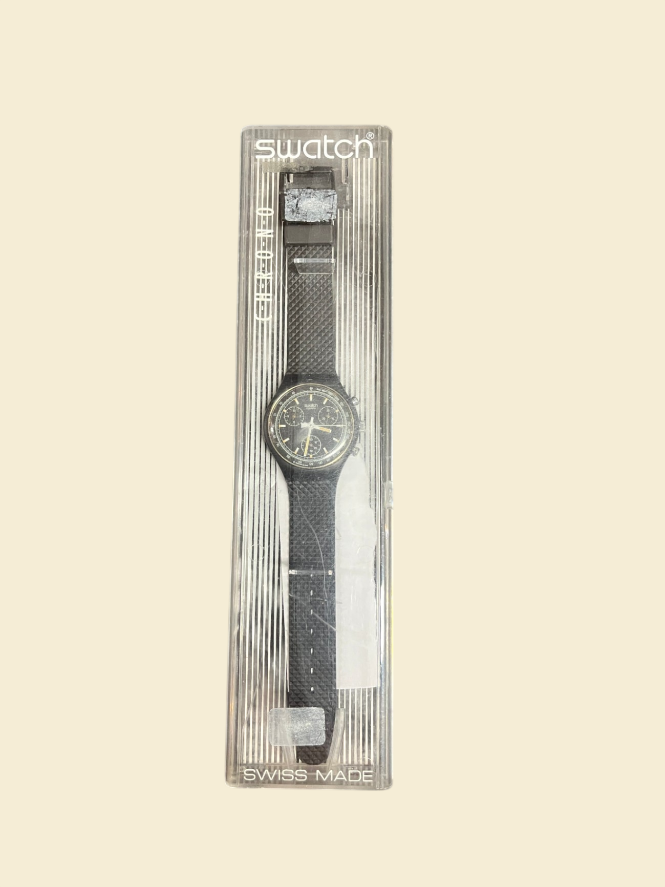 Swatch Chrono Armbanduhr Swiss Made 17 Jewels mit Box