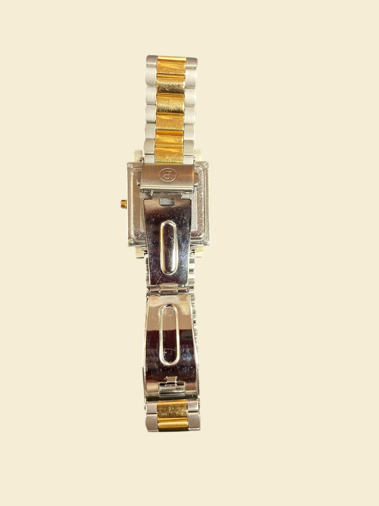 Brinw Japan Quartz Armbanduhr Bicolor Metallarmband Blau