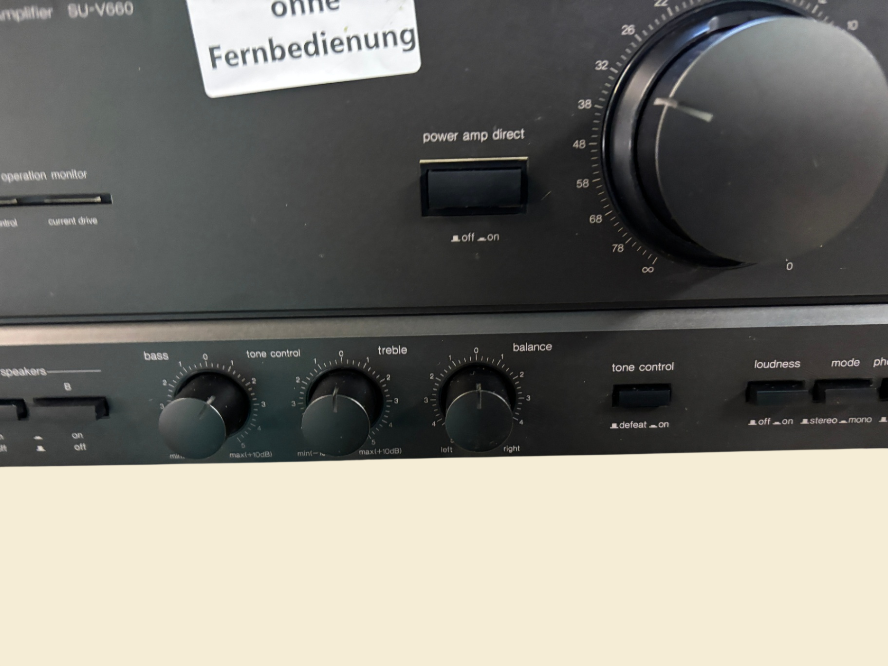 Technics SU-V660 Stereo Integrated Amplifier