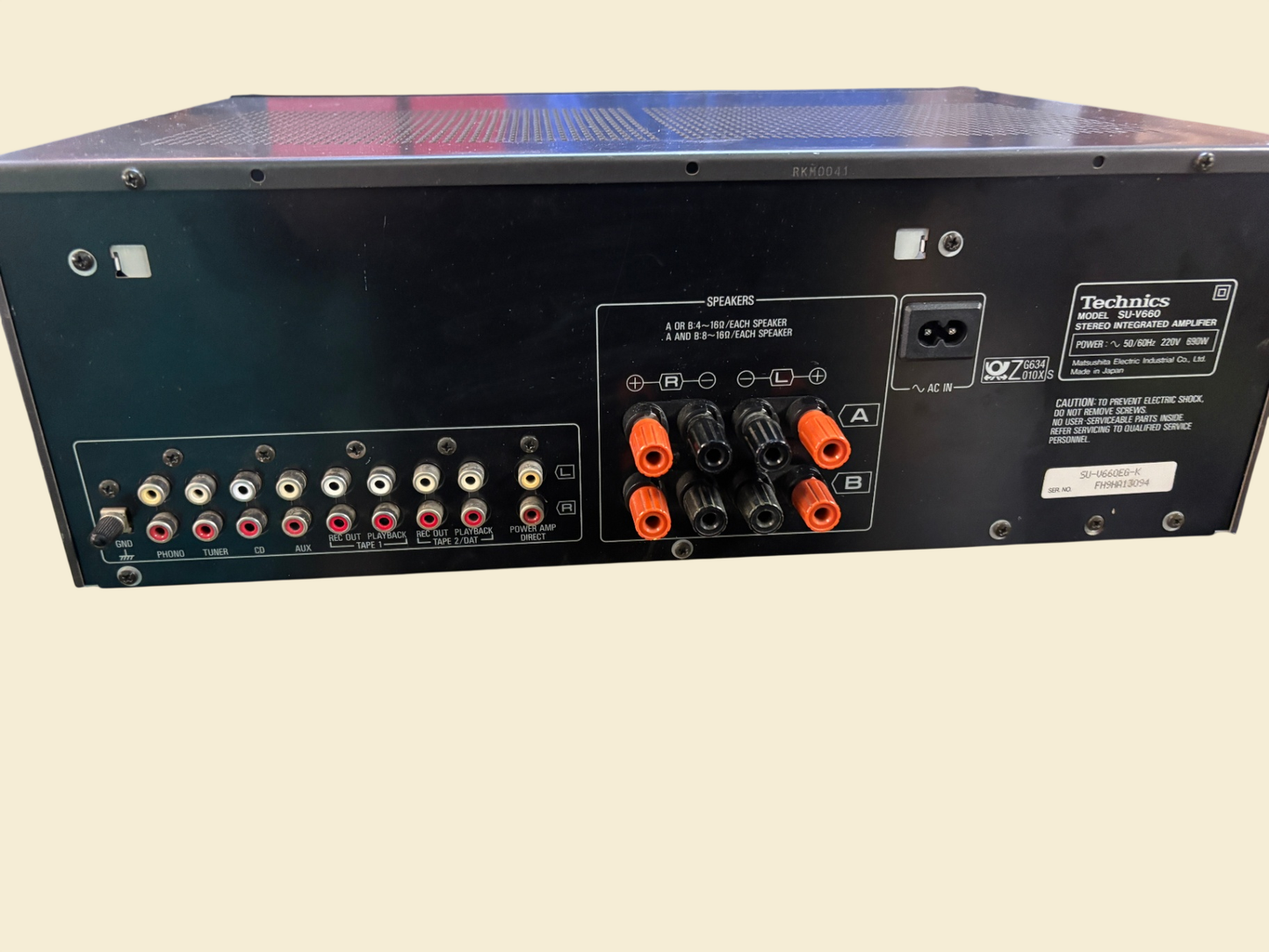 Technics SU-V660 Stereo Integrated Amplifier