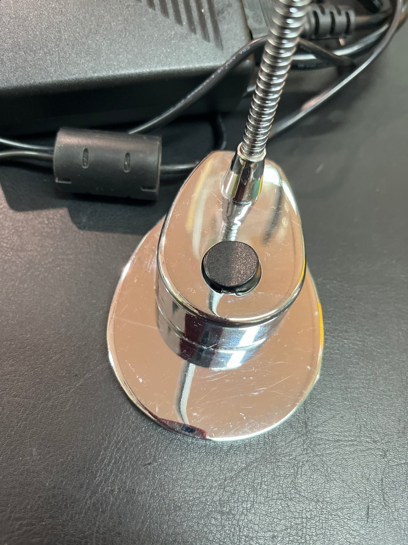 LED Wandleuchte Flexarm Chrom mit Netzteil