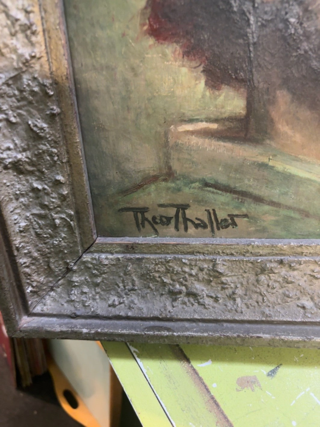 Portrait -Malerei von Theo Thaller
