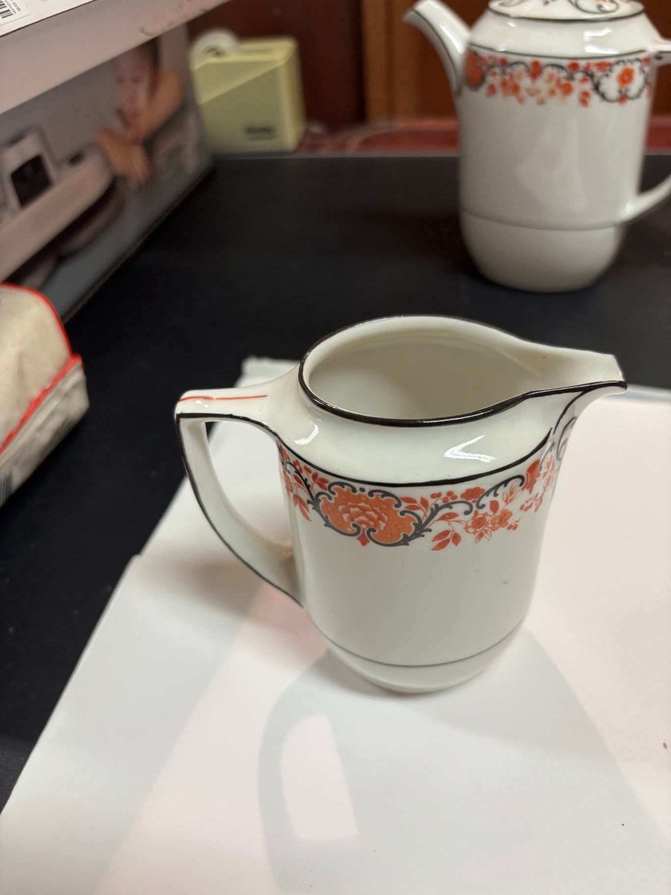 Mahes & Ebel Mährendorf Déjeuner Mokka Service 5-teilig Porzellan 1882
