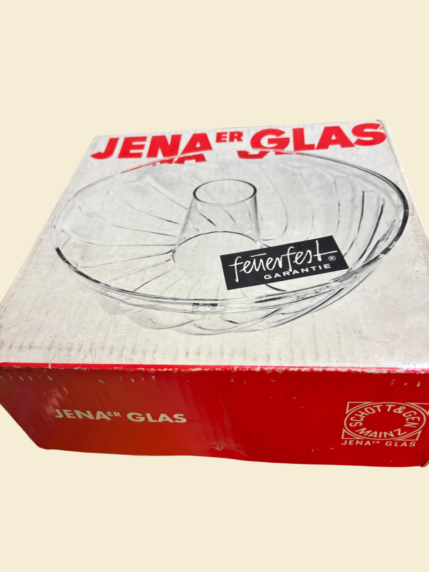 Jenaer Glas Backform feuerfest mit Karton
