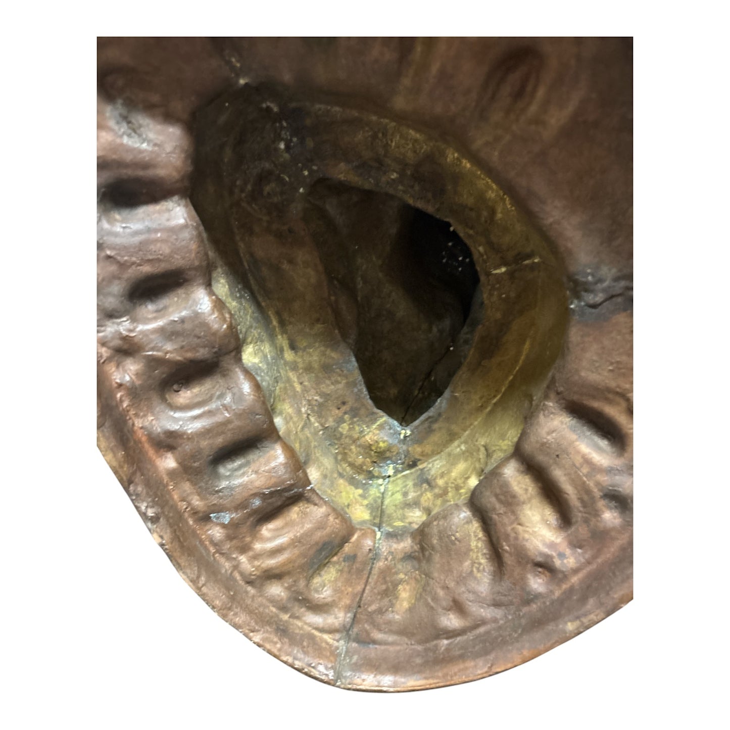 Buddha Figur – Vollmetall – 9 kg – bronzefarben – Metallguss