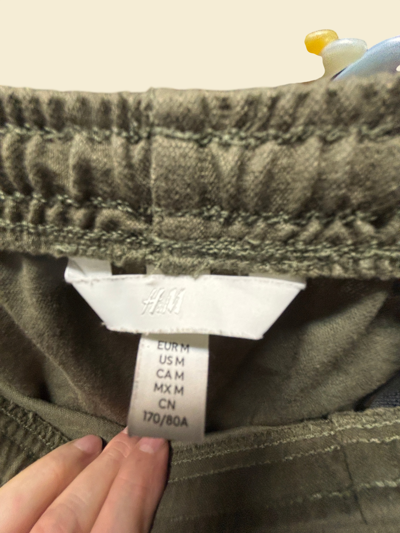 H&M Shorts M Olivgrün Sehr gut Baumwollmix