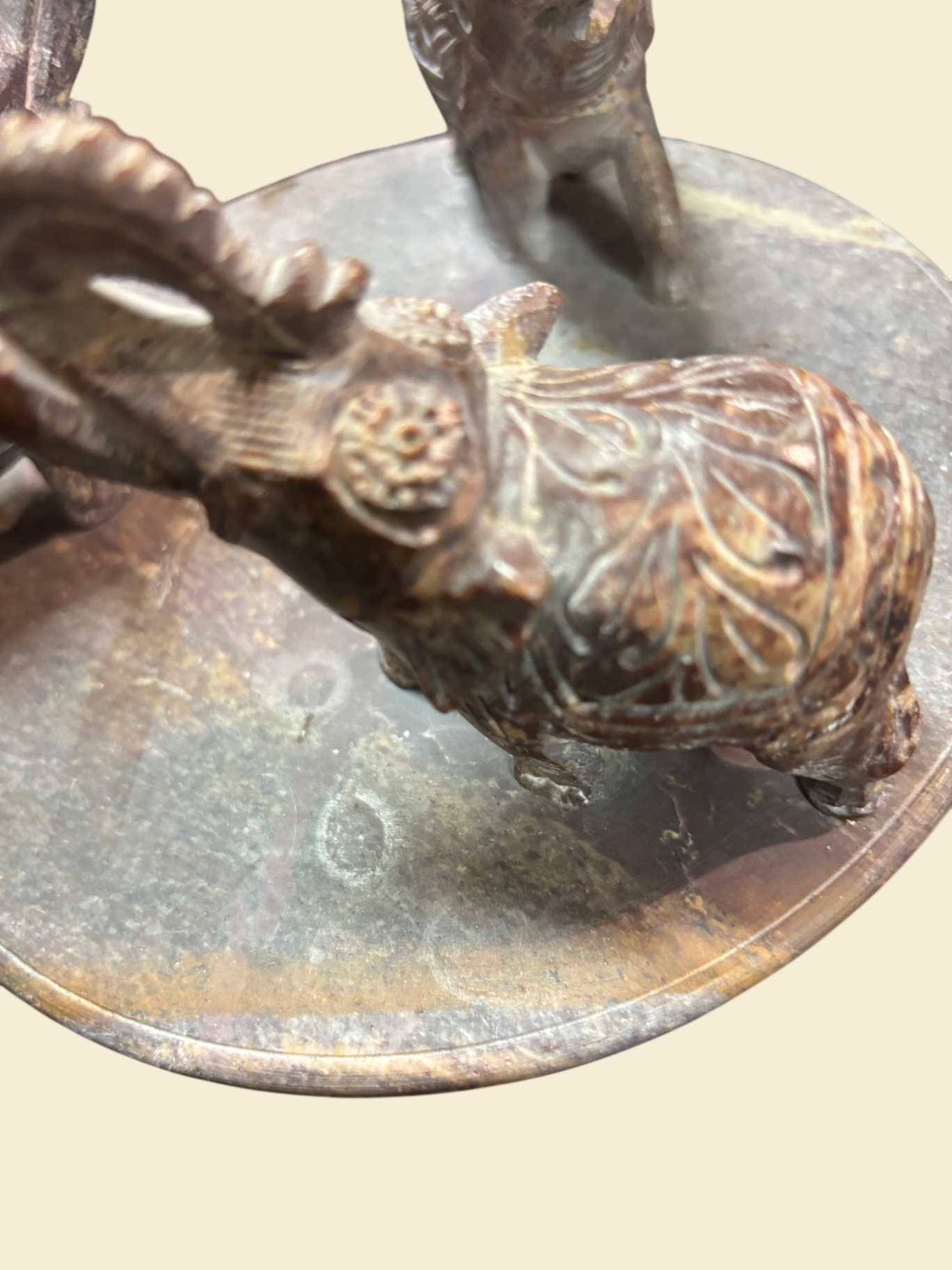 Teelichthalter aus Marmor – Modell – 10 cm Ø – 12 cm Höhe