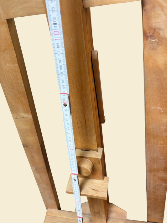 Staffelei aus Massivholz höhenverstellbar Atelier Malstaffelei 112 cm
