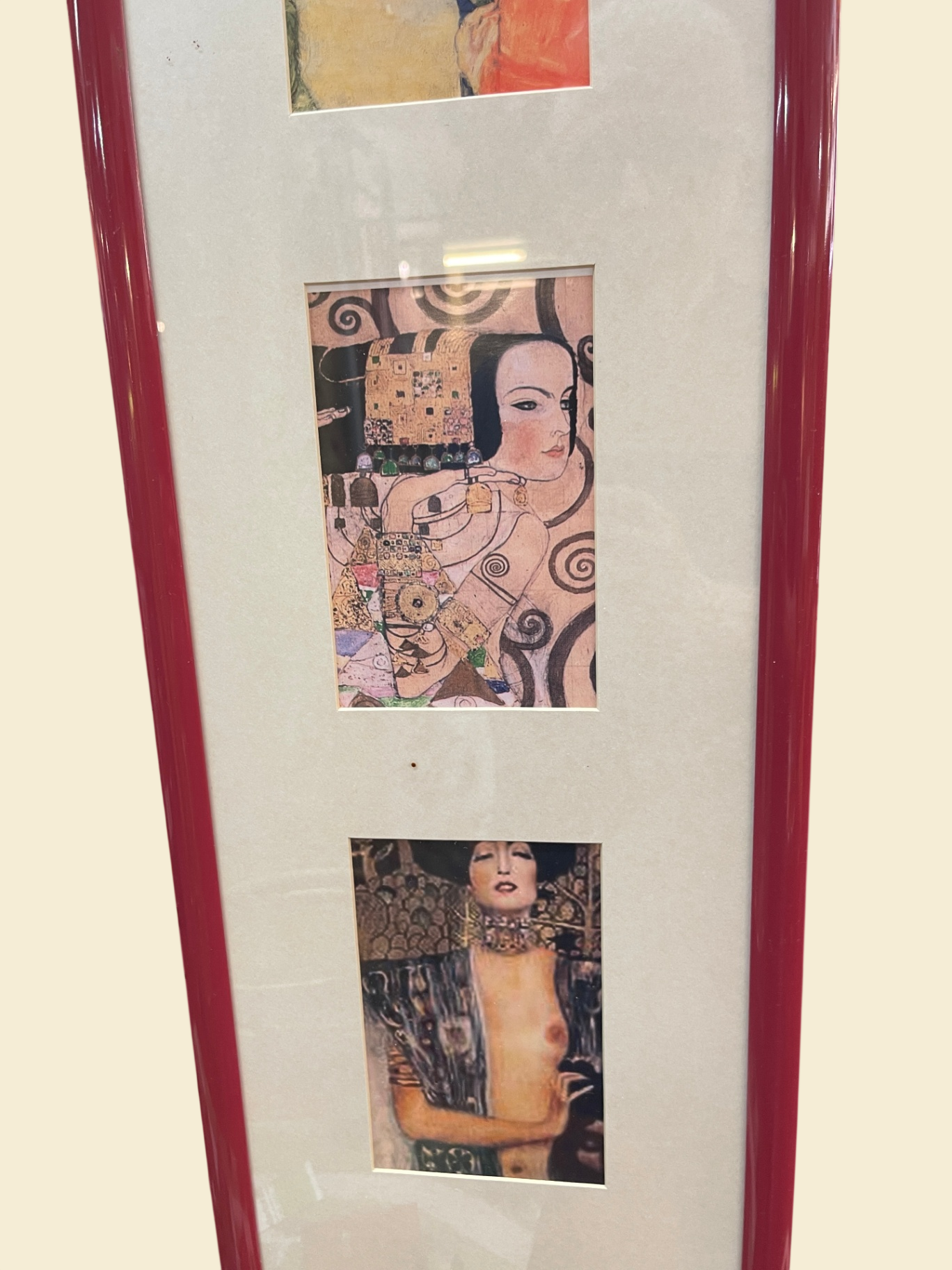 2 Bilderleisten Gustav Klimt – 5 Kunstdrucke je Rahmen – gerahmt