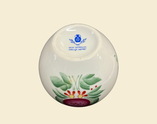 AW Dekor Ostfriesland kleine Porzellanvase Blumendekor