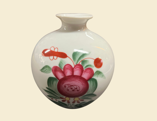 AW Dekor Ostfriesland kleine Porzellanvase Blumendekor