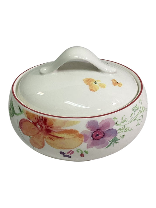 Villeroy & Boch Mariefleur Zuckerdose mit Deckel Porzellan