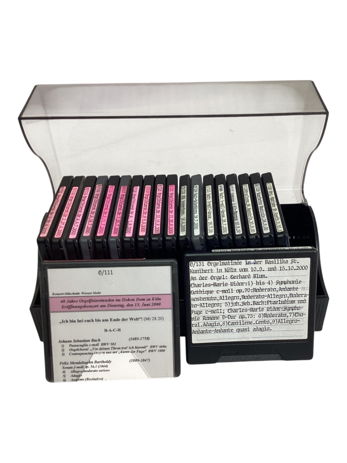 21 Sony MiniDisc MDW-60 60 Min. mit Hüllen und Aufbewahrungsbox