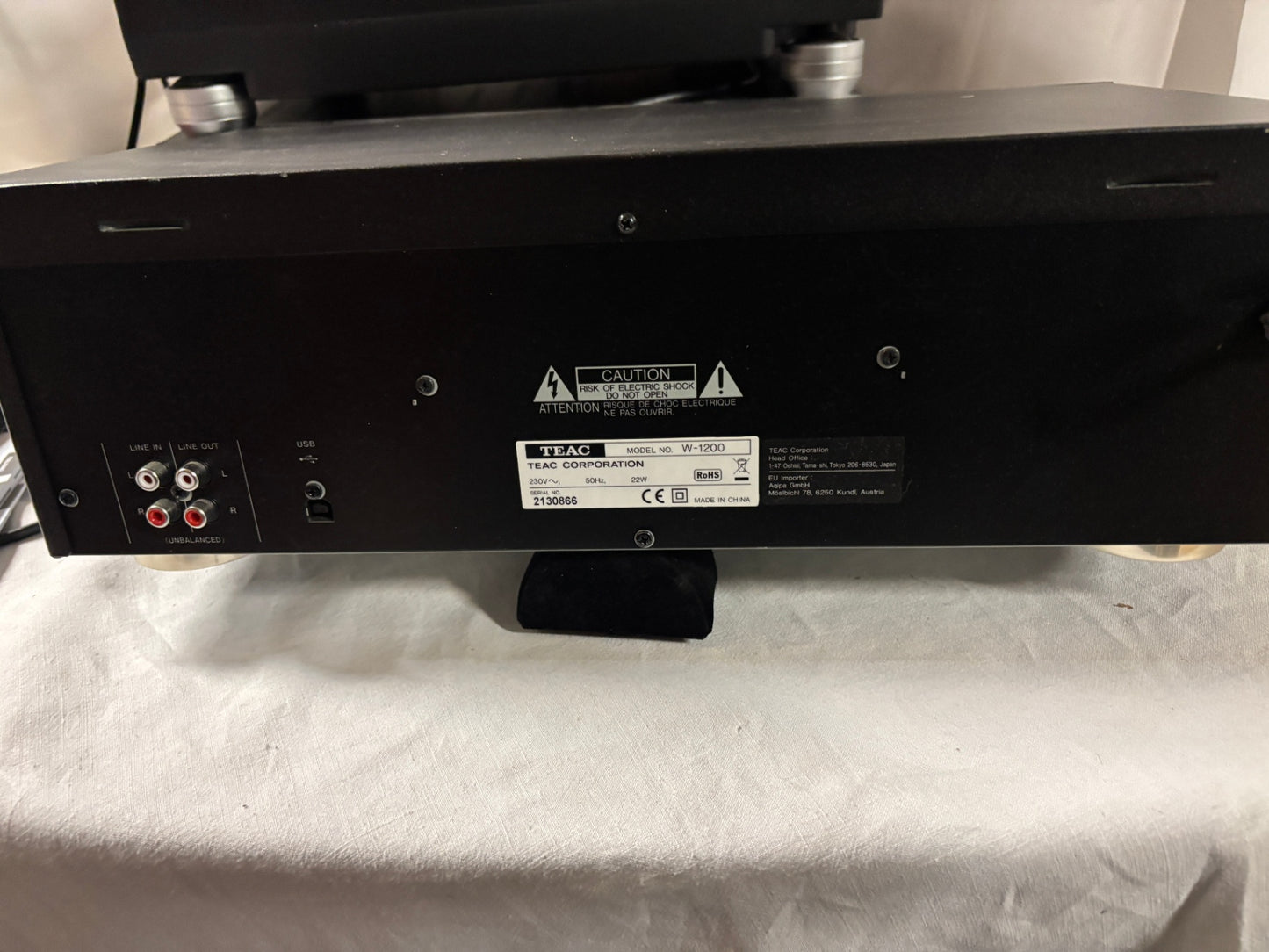 TEAC W-1200 Doppel-Kassettendeck USB mit Bedienungsanleitung getestet