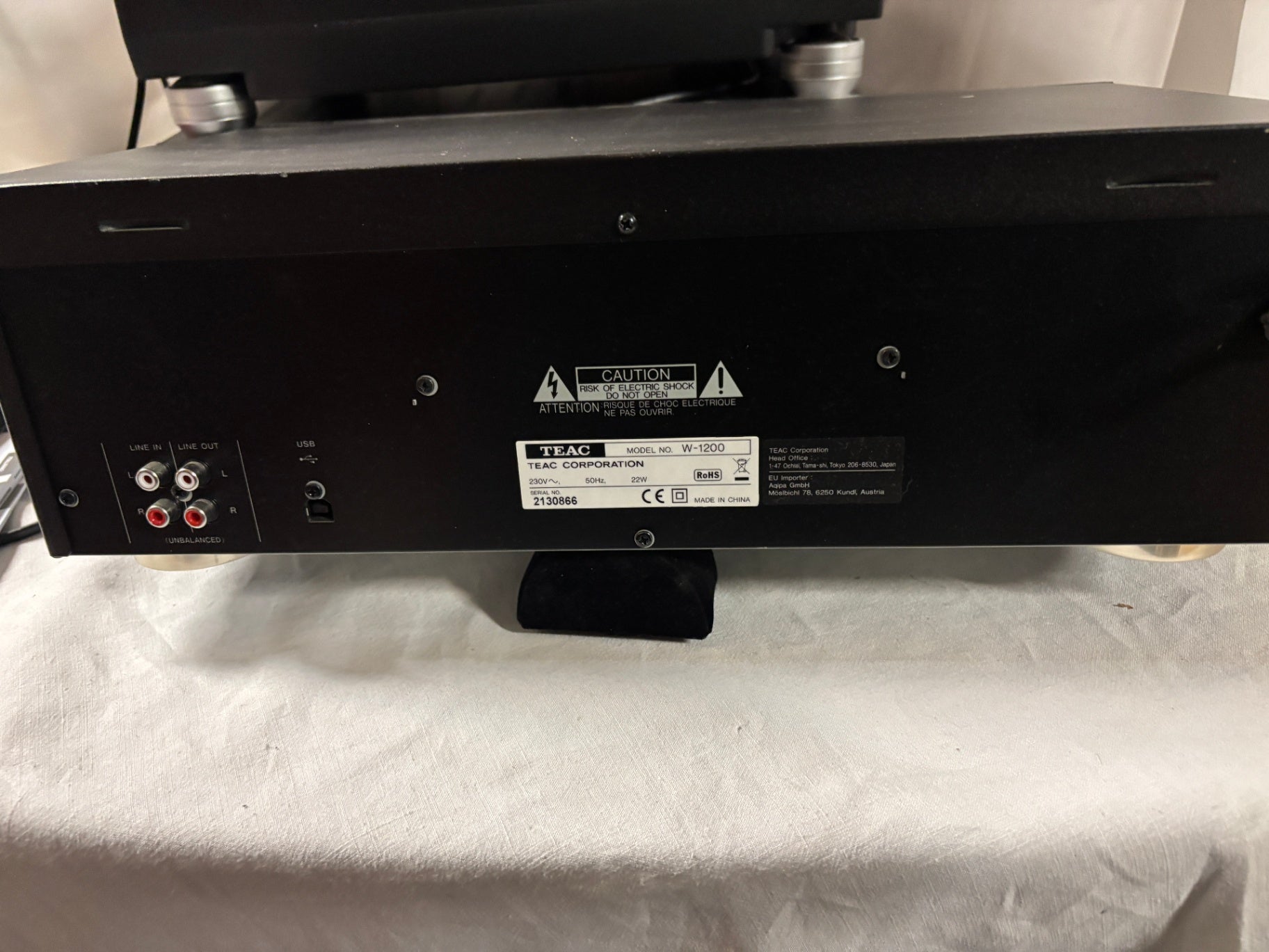 TEAC W-1200 Doppel-Kassettendeck USB mit Bedienungsanleitung getestet