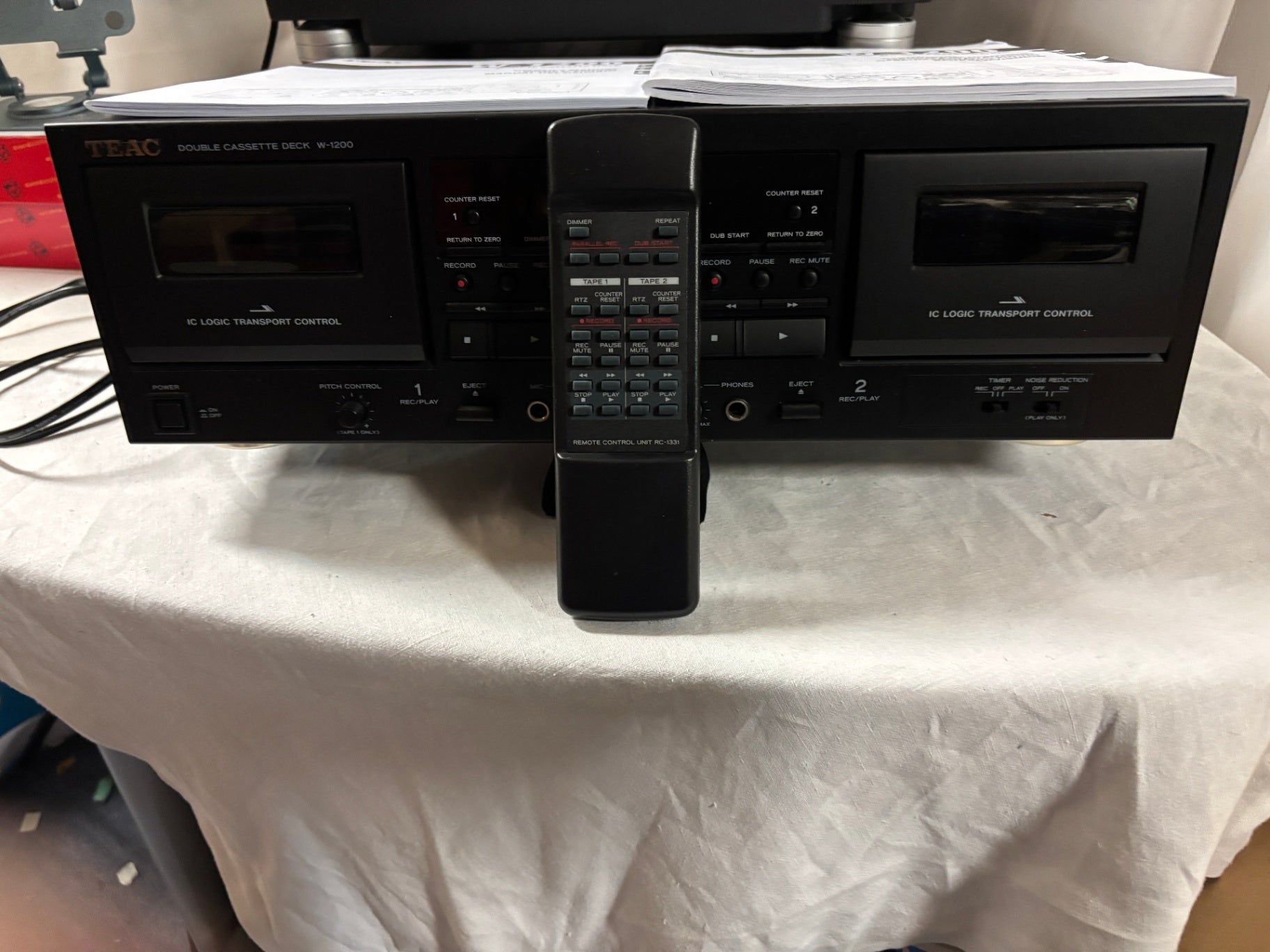 TEAC W-1200 Doppel-Kassettendeck USB mit Bedienungsanleitung getestet