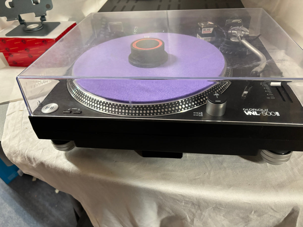 Glorious VNL-500 USB Plattenspieler Direktantrieb + neue Ersatznadel