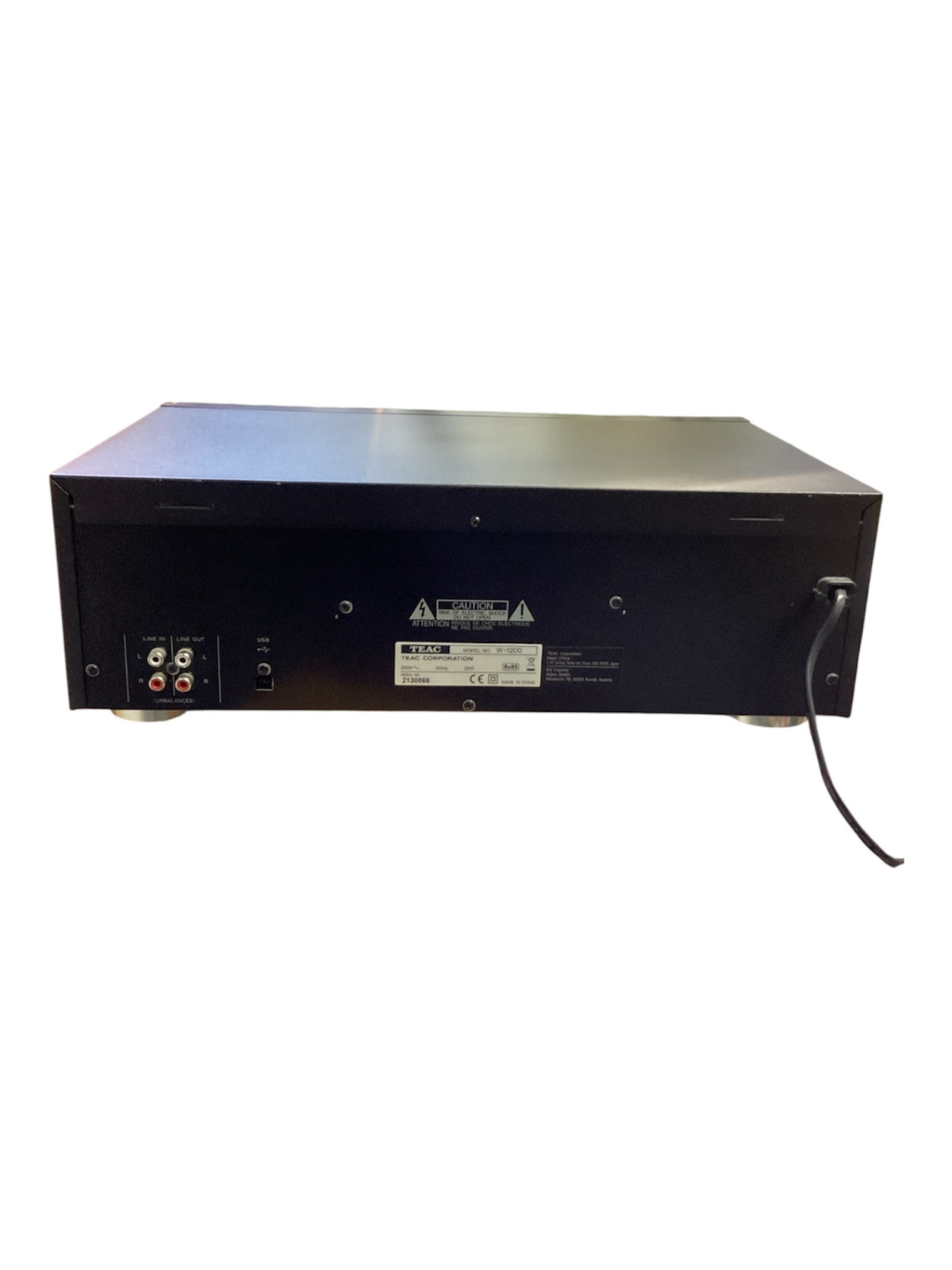 TEAC W-1200 Doppel-Kassettendeck USB mit Bedienungsanleitung getestet