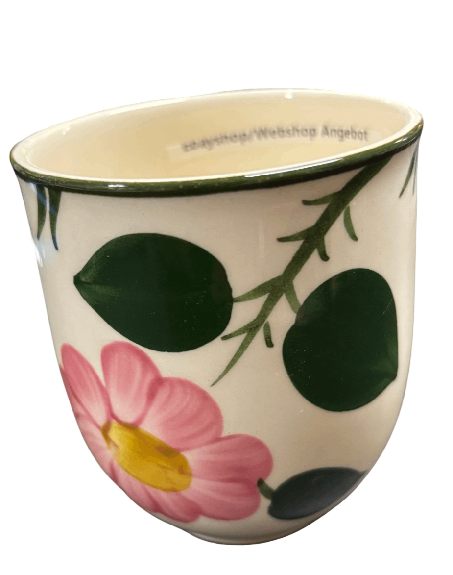 Villeroy & Boch Wildrose  1 Saftbecher 8,5 cm Porzellanbecher