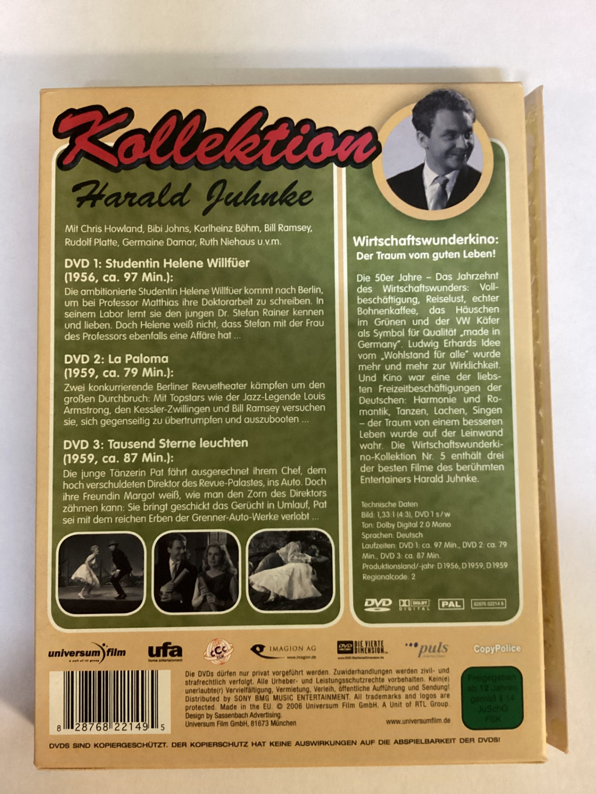 Wirtschaftswunderkino No. 5 – Harald Juhnke Kollektion – 3 DVDs