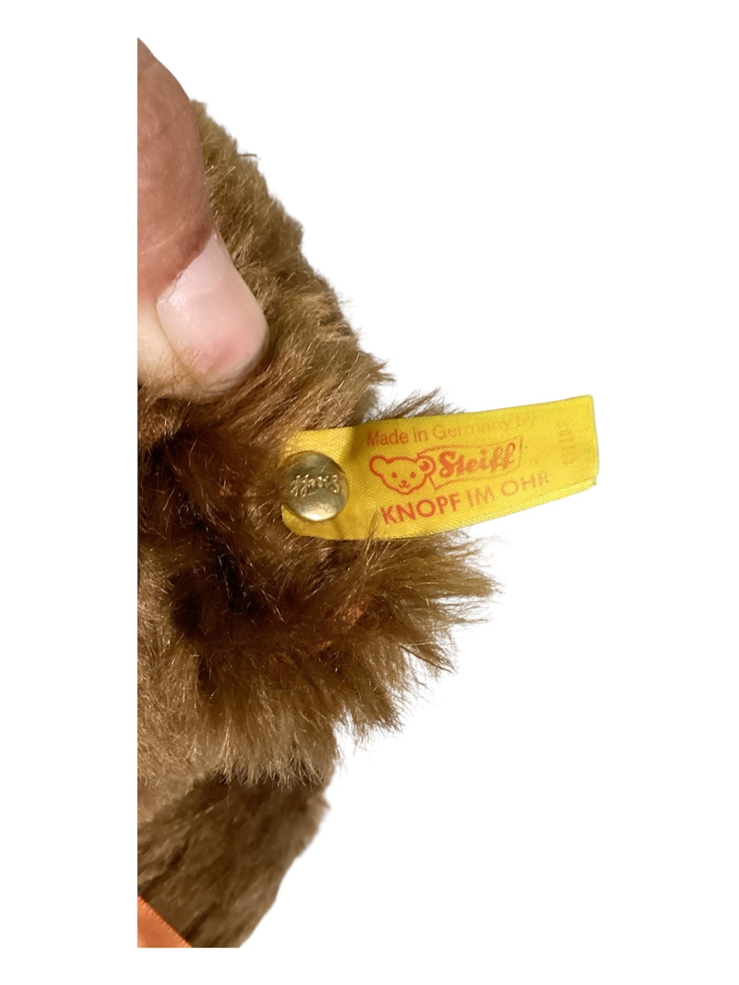 Steiff Teddybär braun mit Knopf im Ohr 33 cm