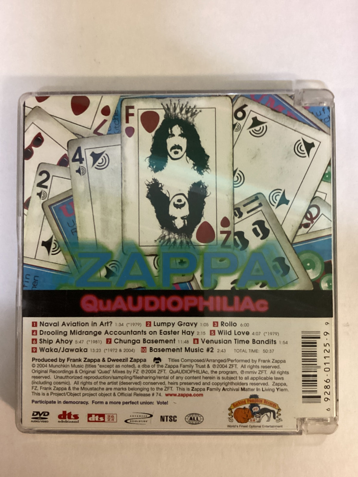 Frank Zappa – QuAUDIOPHILIAc – DVD-Audio