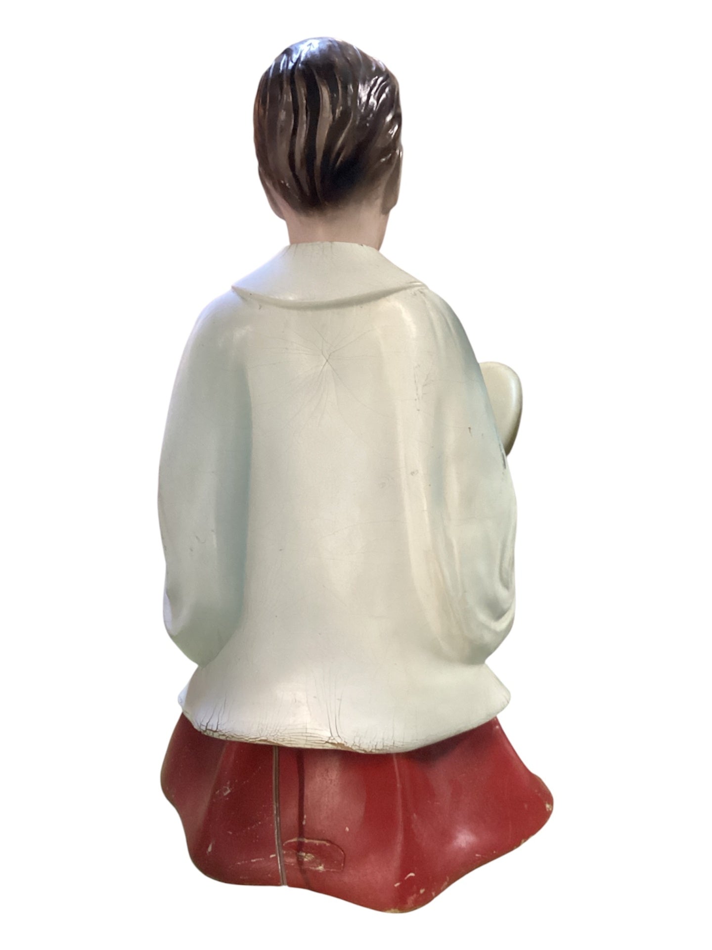 Große Chorsänger Figur mit Lampe 65 cm