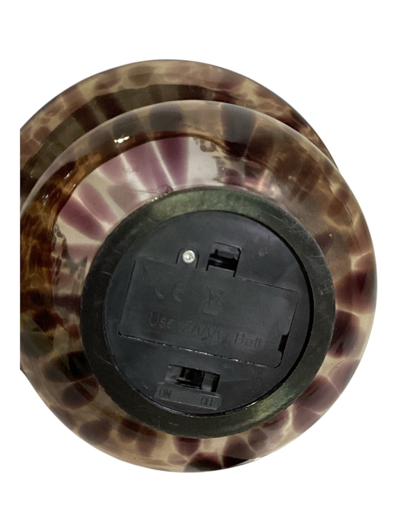 Kabellose LED-Tischleuchte Glas Animal-Optik 19 cm