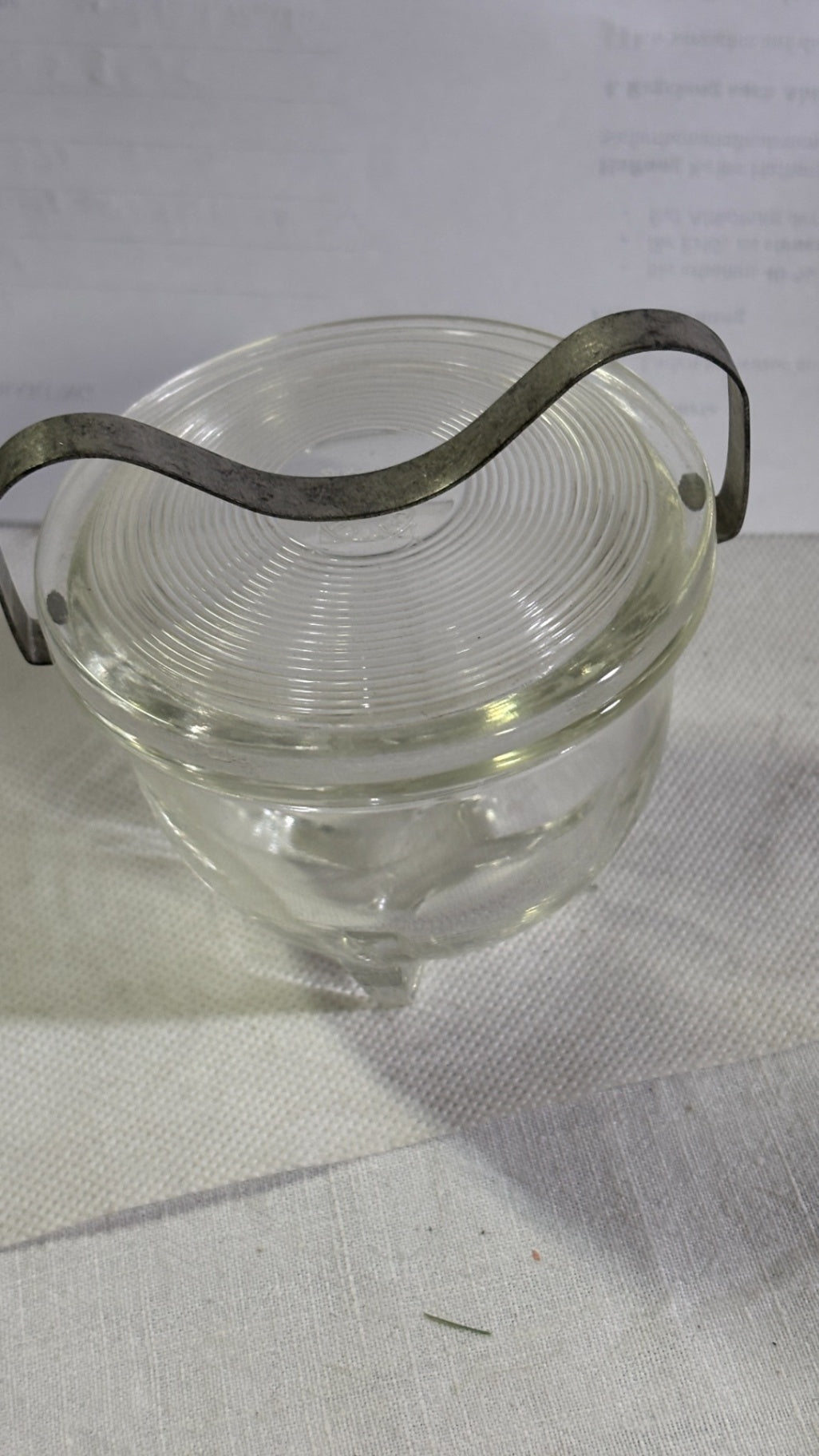 JENAER GLAS Eierkocher nach Wilhelm Wagenfeld – Exemplar 2