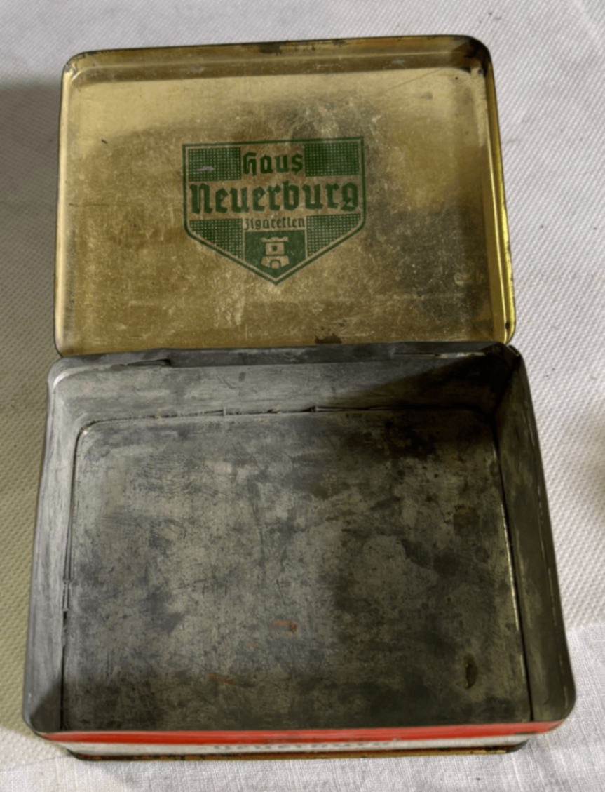 Neuerburg Echt Orient Vintage Tabak-/Zigarettendose Blech
