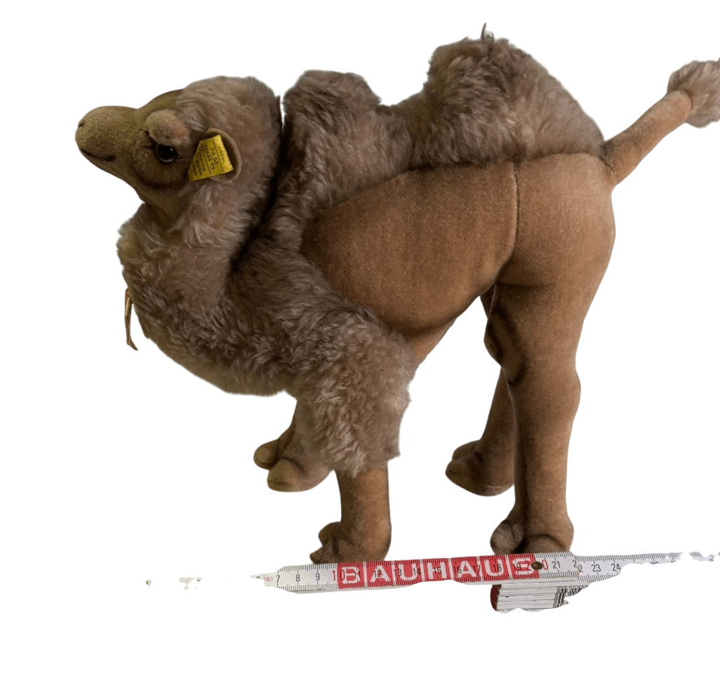 Steiff Cosy Kamel mit Knopf und Fahne PA55 MASS73 ca. 33 cm
