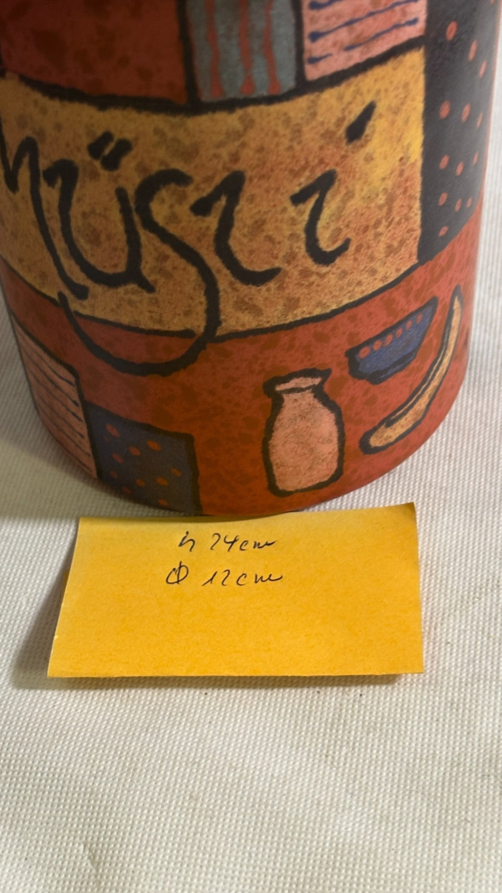 KMK Kupfermühle Castello Keramikdose „Müsli“ mit Deckel