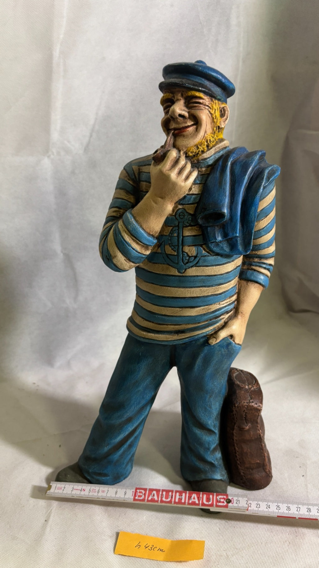Vintage Matrose Seemann Figur A 1445P ca. 35 cm