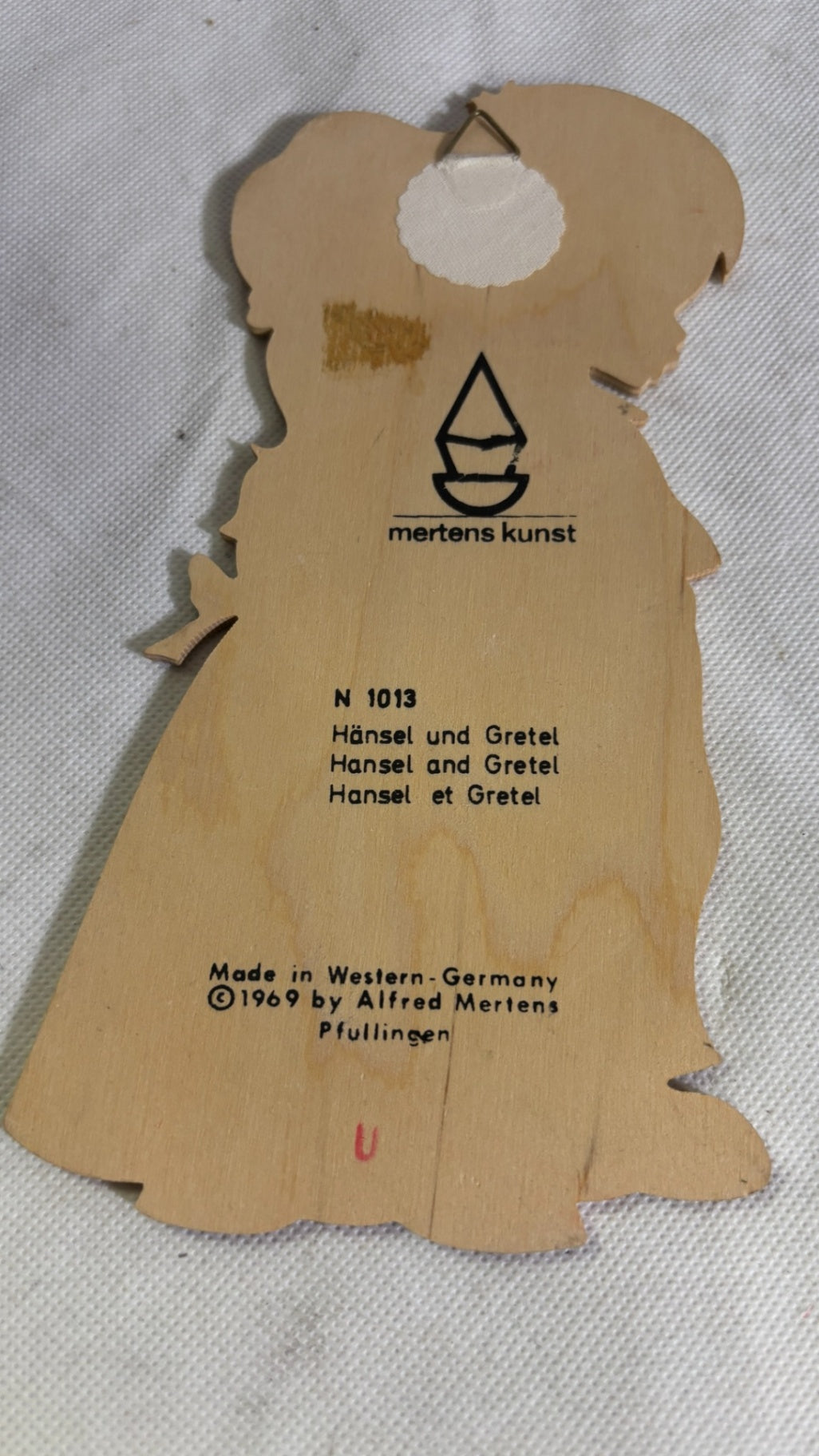Mertens Kunst Hänsel und Gretel Nr. 1011 Holz Wandfigur