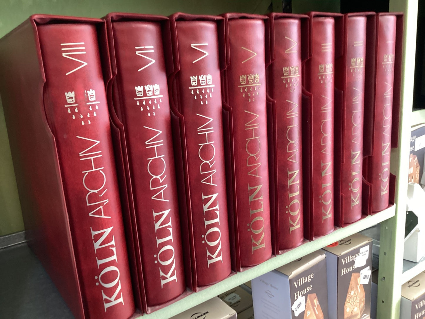 Köln Archiv – Archiv-Verlag – 8 Sammelbände I–VIII
