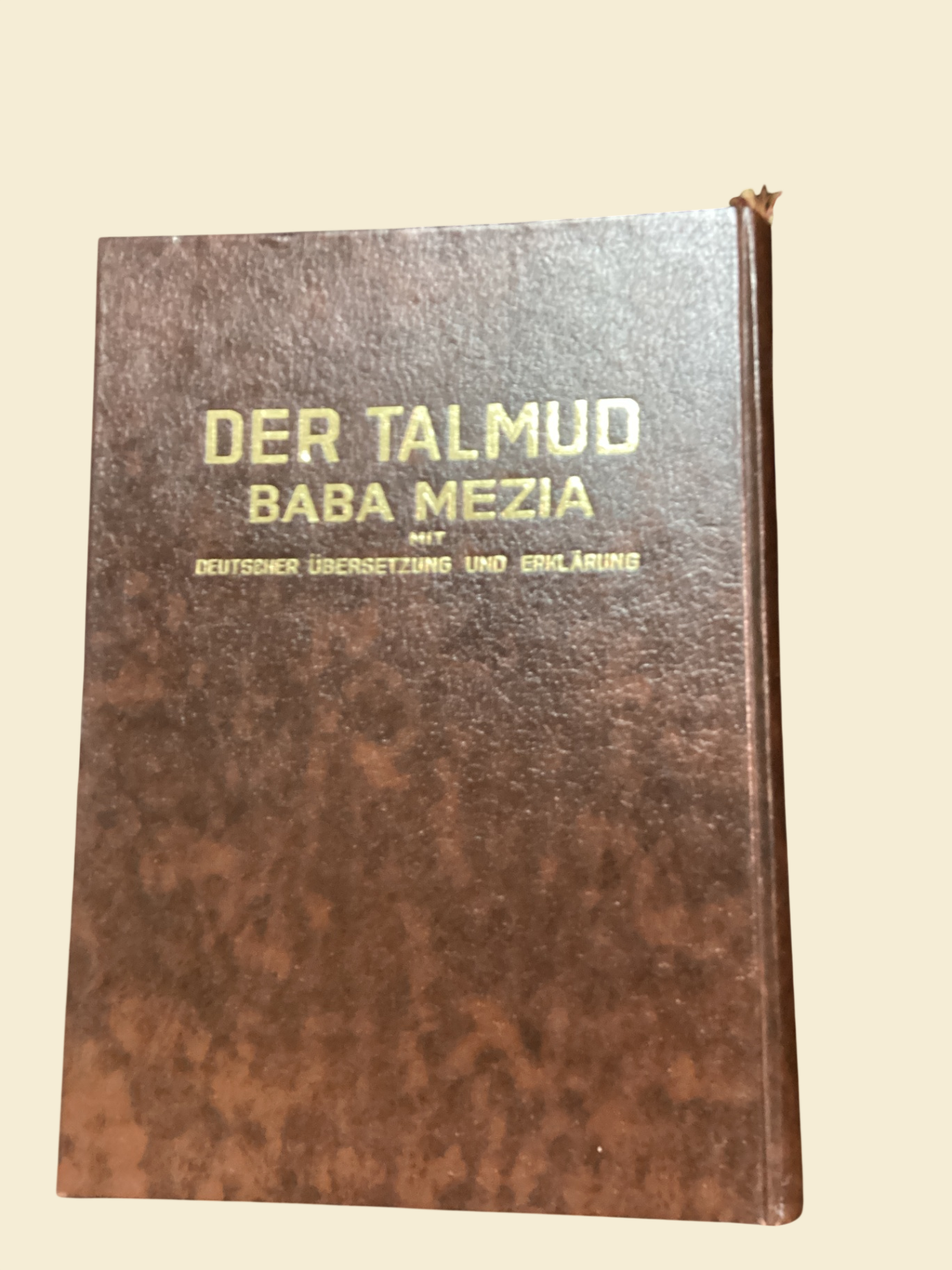 Talmud Babylonicum – Baba Mezia – A. Sammter – Sinai 1978 – Nr. 264/550
