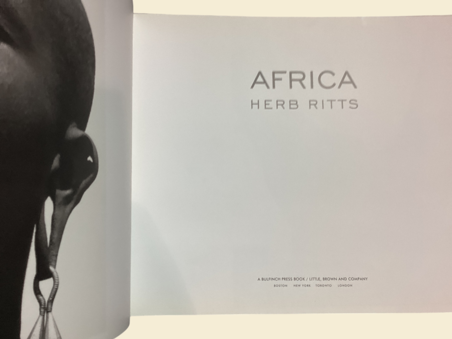 Herb Ritts – Africa – Fotobuch 1994 Bulfinch Press – 1. Ausgabe – Hardcover