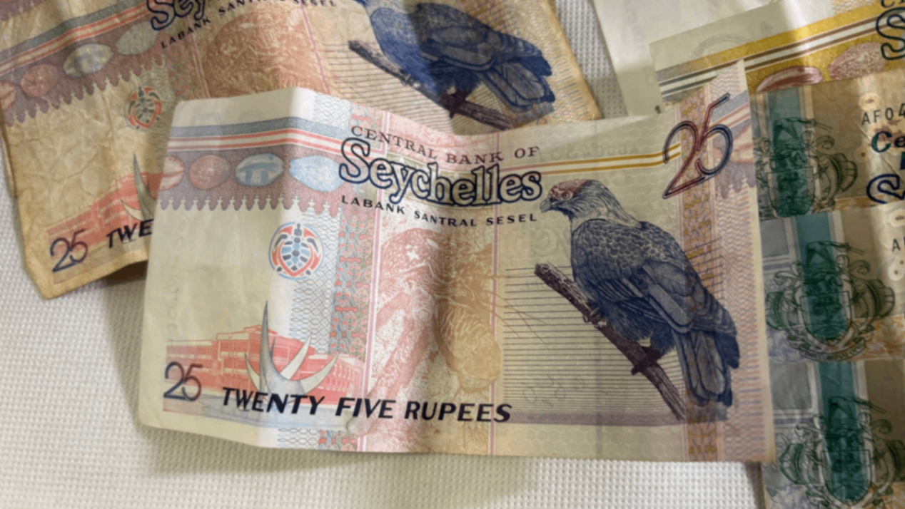Seychellen 200 Rupien 10 Banknoten 10 25 50 Rupees Geldscheine Sammlung