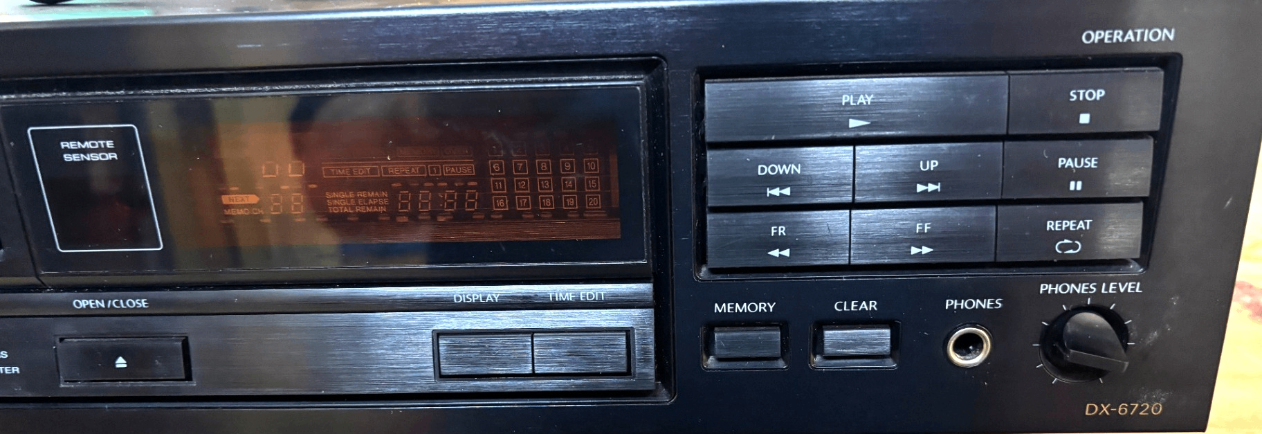 Onkyo DX-6720 CD-Player HiFi Compact Disc Player Made in Japan geprüft