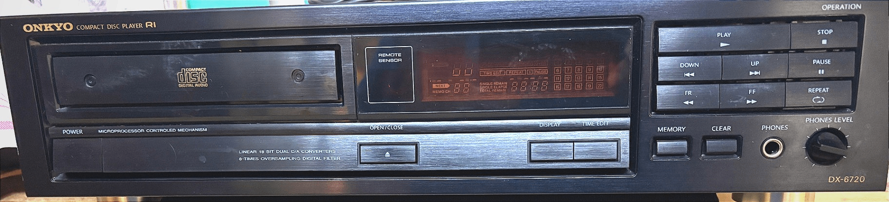 Onkyo DX-6720 CD-Player HiFi Compact Disc Player Made in Japan geprüft
