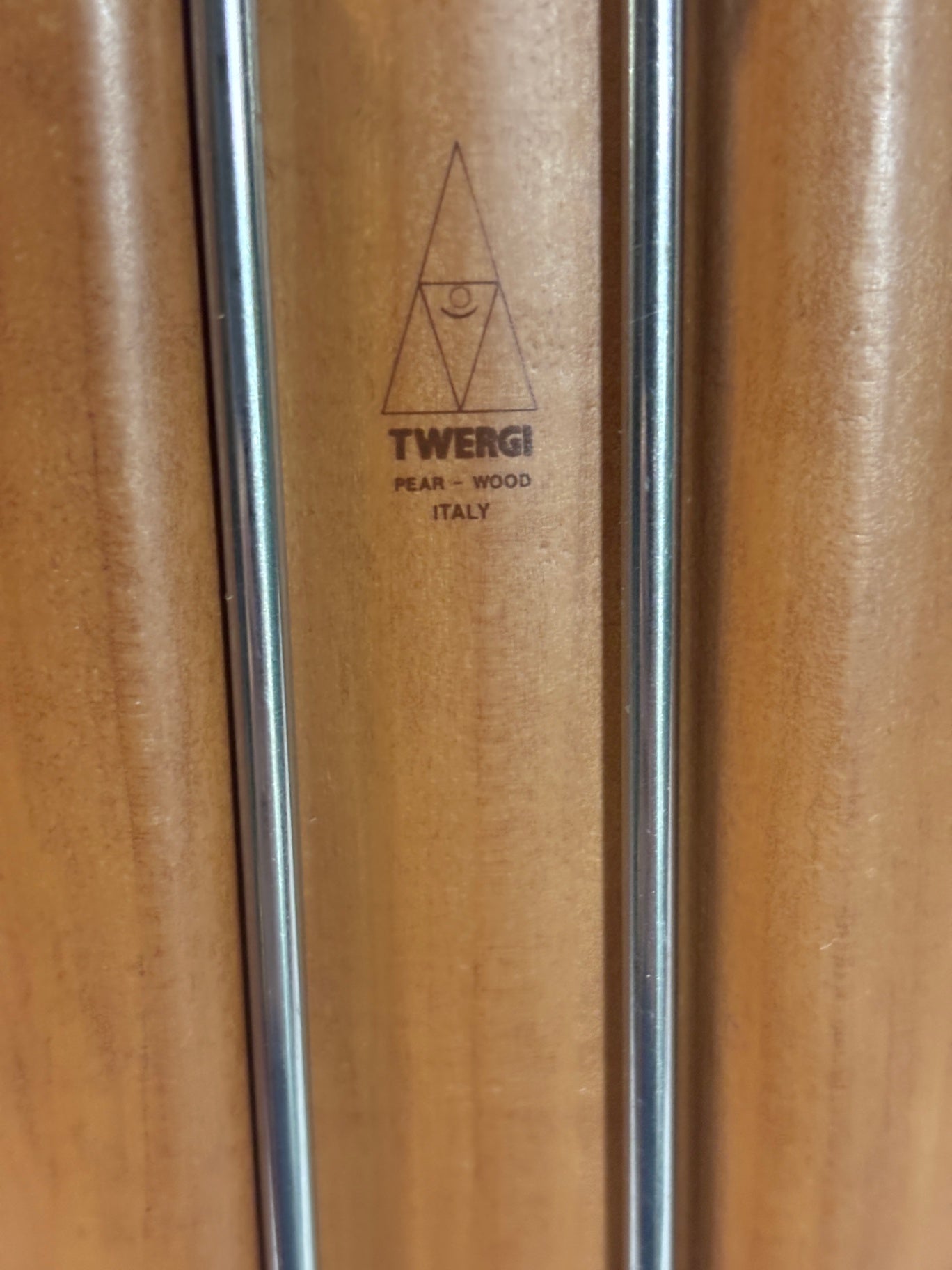 Alessi Twergi GR3701 Käsereibe Enrico Marforio Birnbaumholz Edelstahl Italy