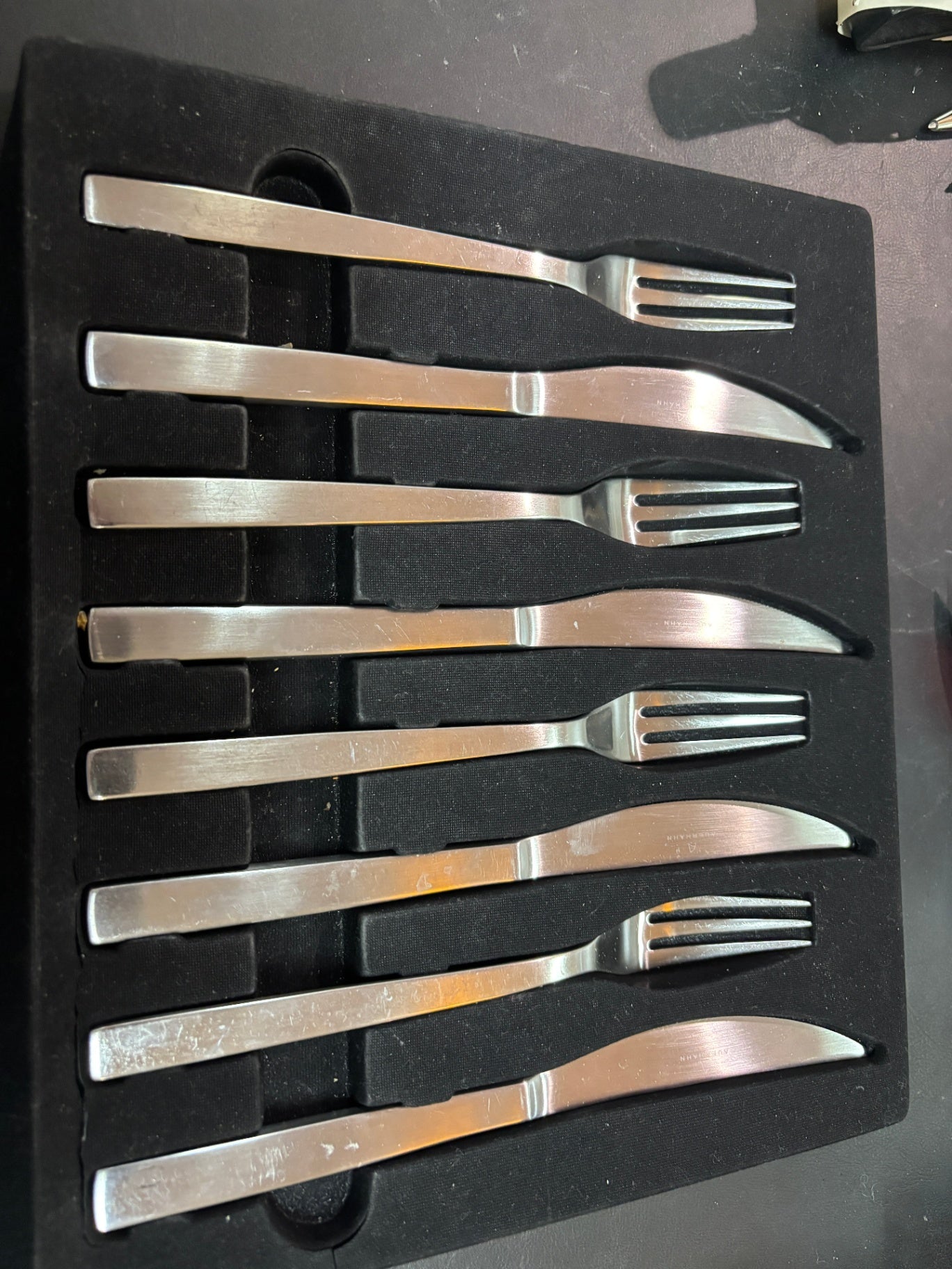 Auerhahn Steakbesteck 8-teilig – 4 Messer & 4 Gabeln