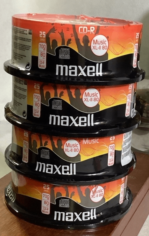 NEU 1 Paket mt 25x Maxell CD-R Music XL-II 80 – 700 MB / 80 Min. 