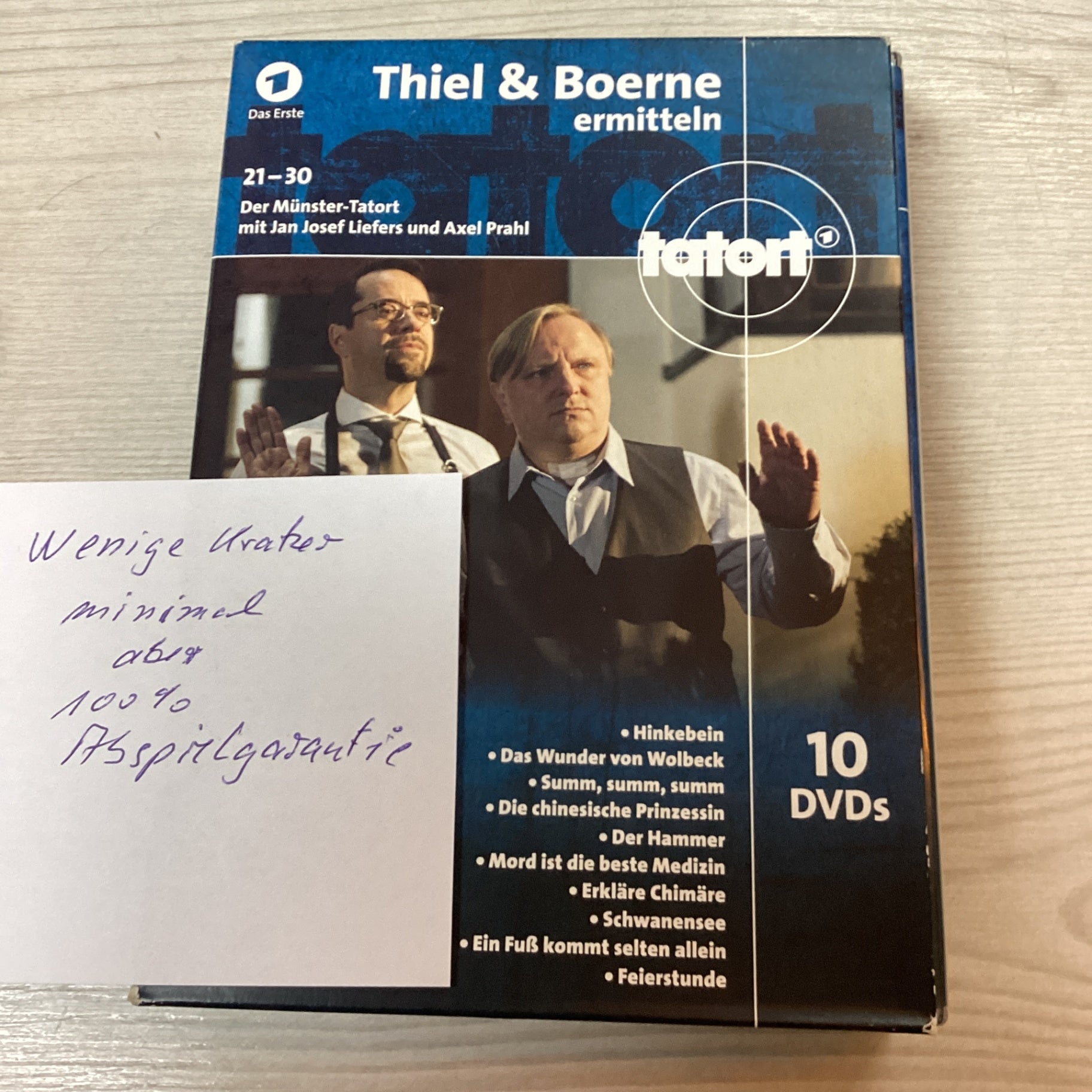 Tatort Münster – Thiel & Boerne ermitteln – Folgen 21–30 – 10 DVDs