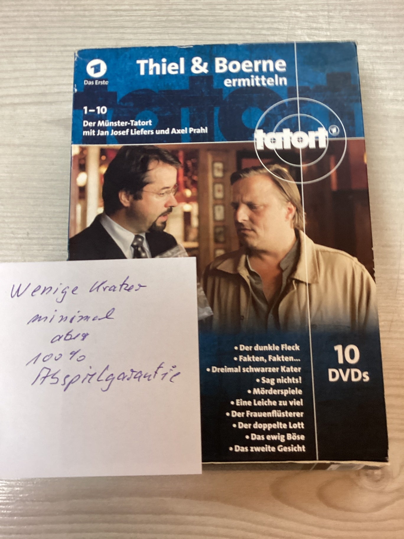 Tatort Münster – Thiel & Boerne ermitteln – Folgen 1–10 – 10 DVDs
